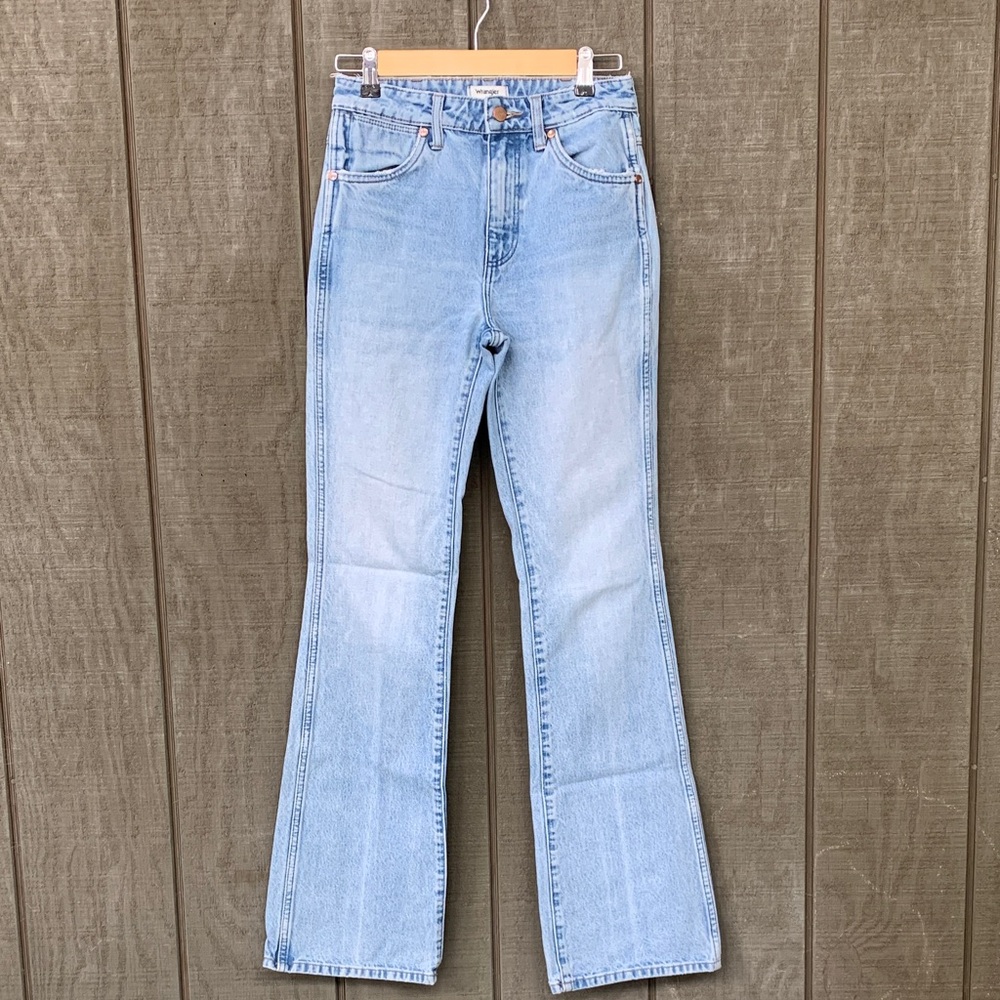 Westward Wrangler Light Blue High-Rise Boot cut Jeans